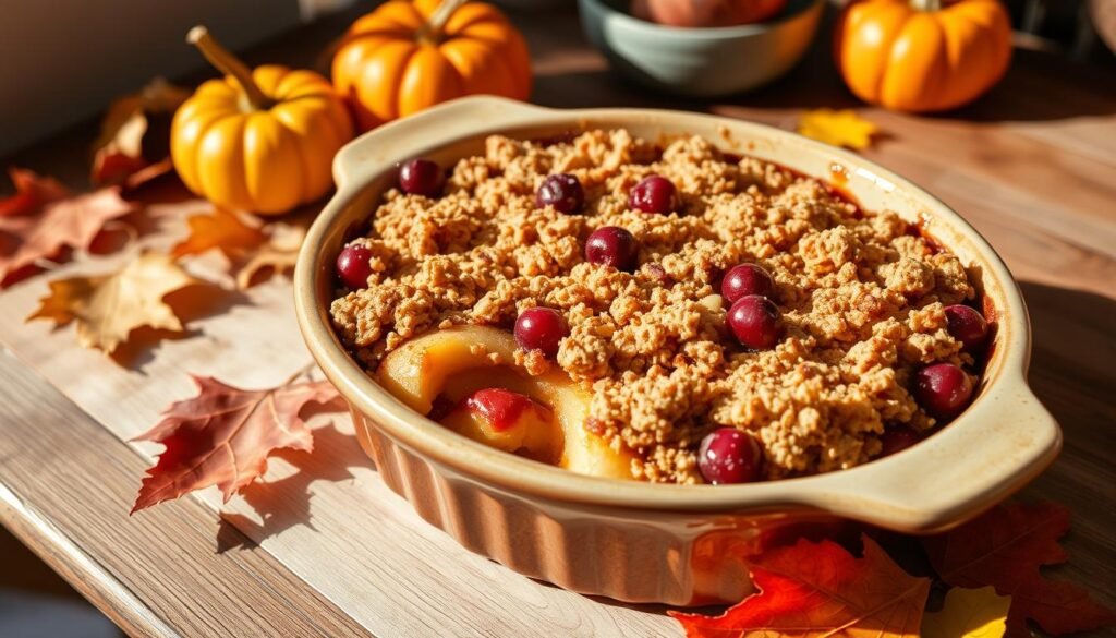 Apple Cranberry Crisp