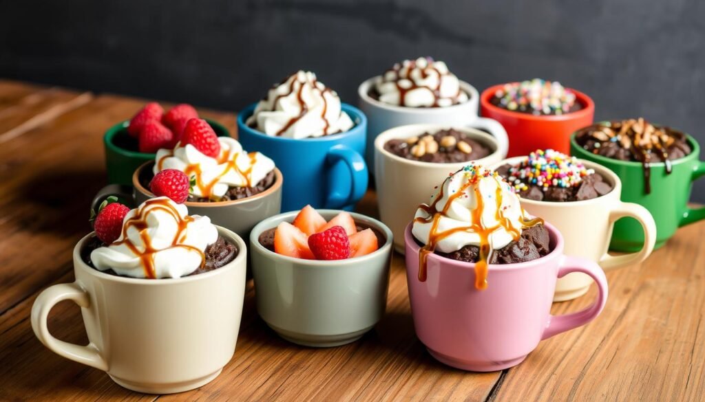 Chocolate Mug Cake variations