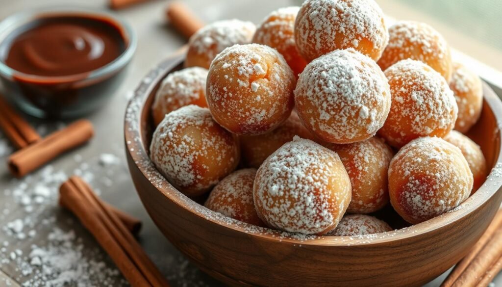 Cinnamon Sugar Donut Holes