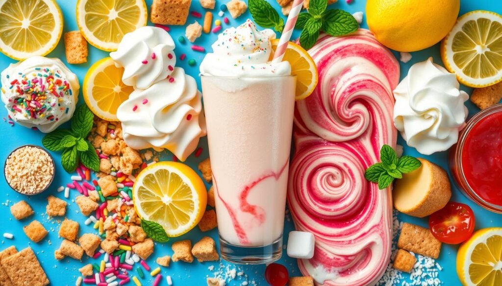 Creative variations and add-ins for milkshakes