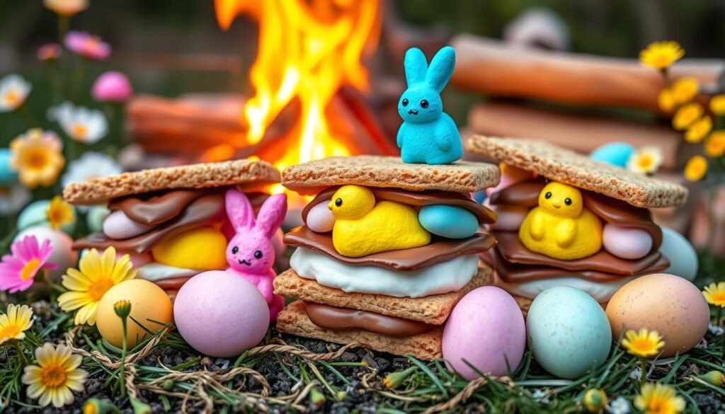 Easter Peeps S’mores recipe