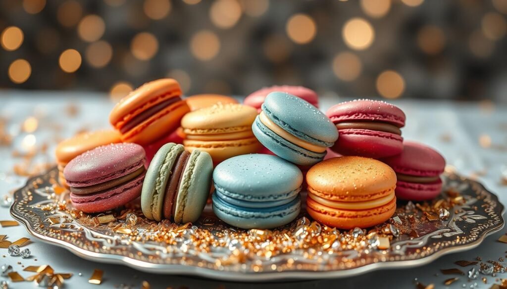 Glittering Macarons