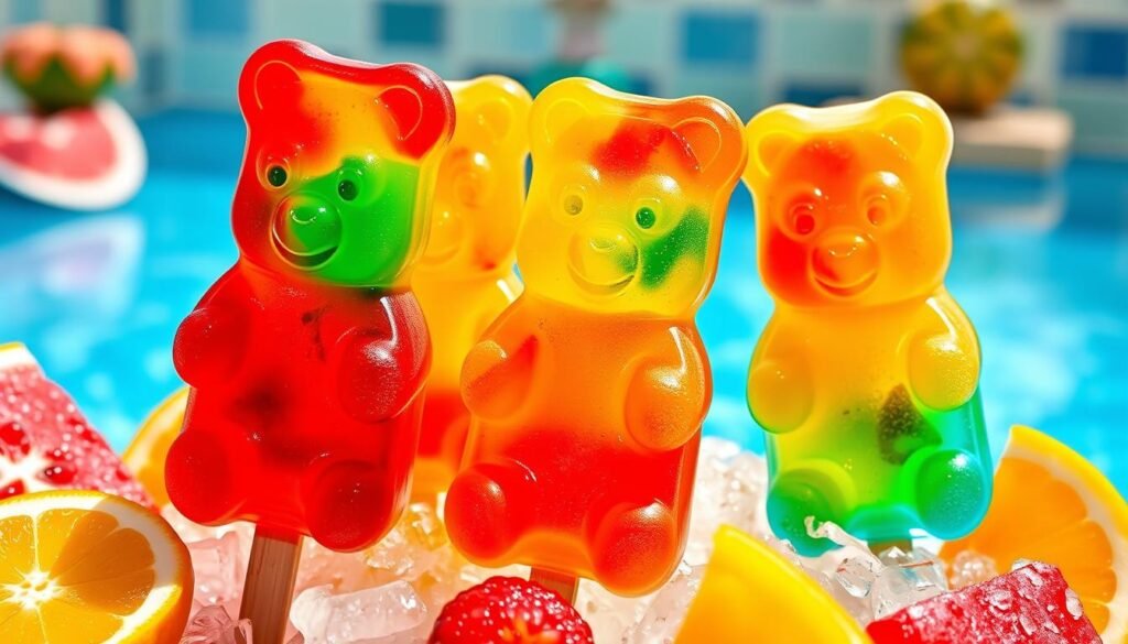 Gummy Bear Popsicles