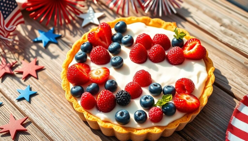 Patriotic Berry Tart