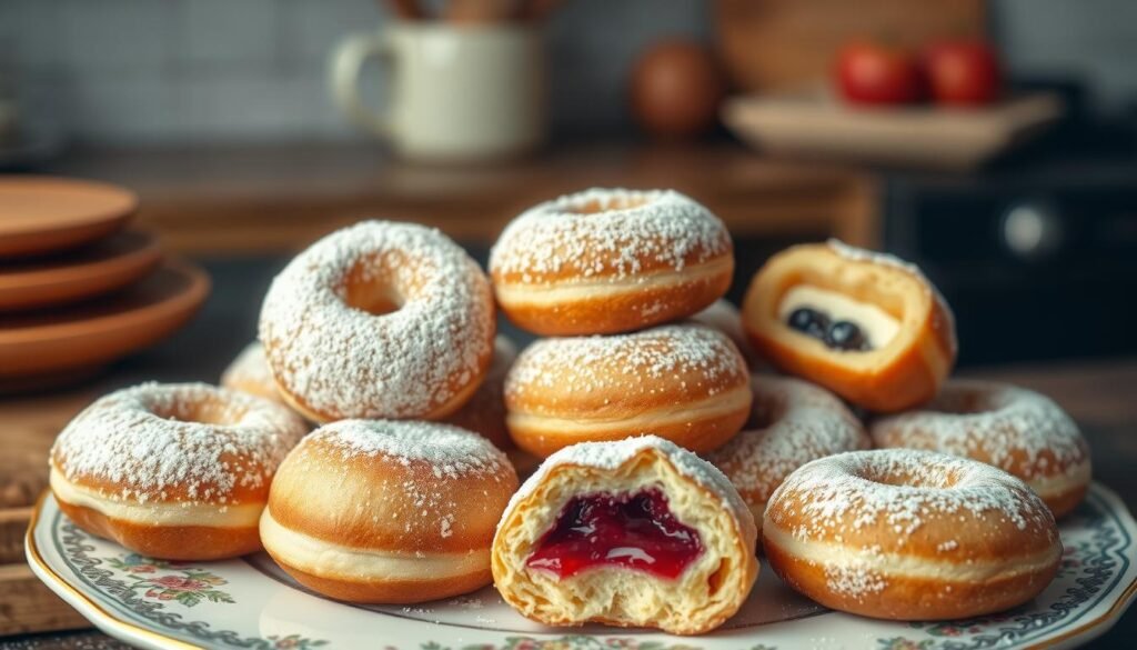 Polish Pączki fillings