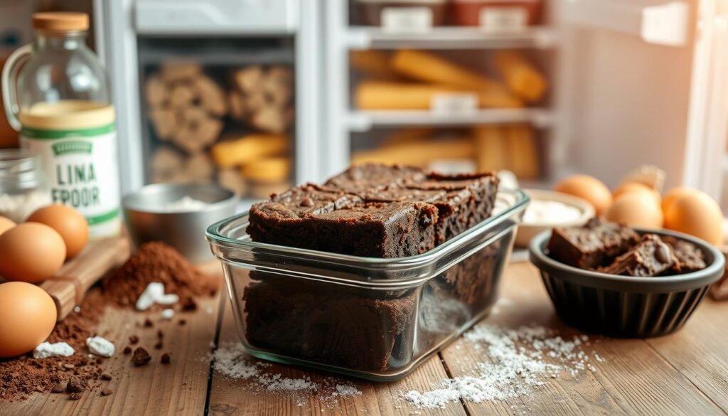 Storage tips for one-bowl brownie recipe