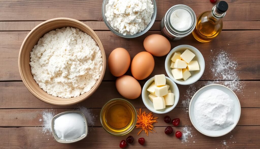 authentic Polish Pączki ingredients