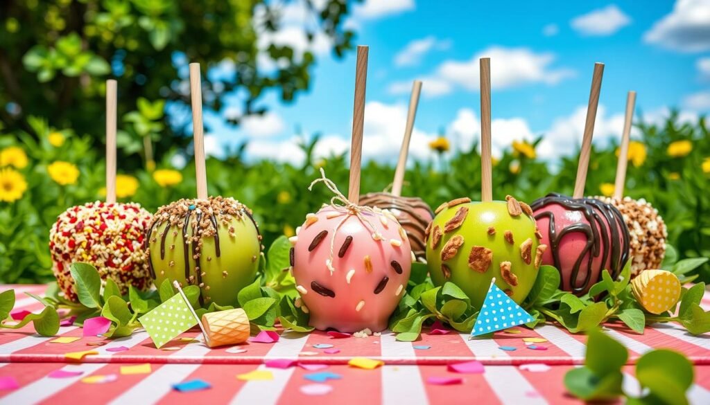 candy apple decorating ideas