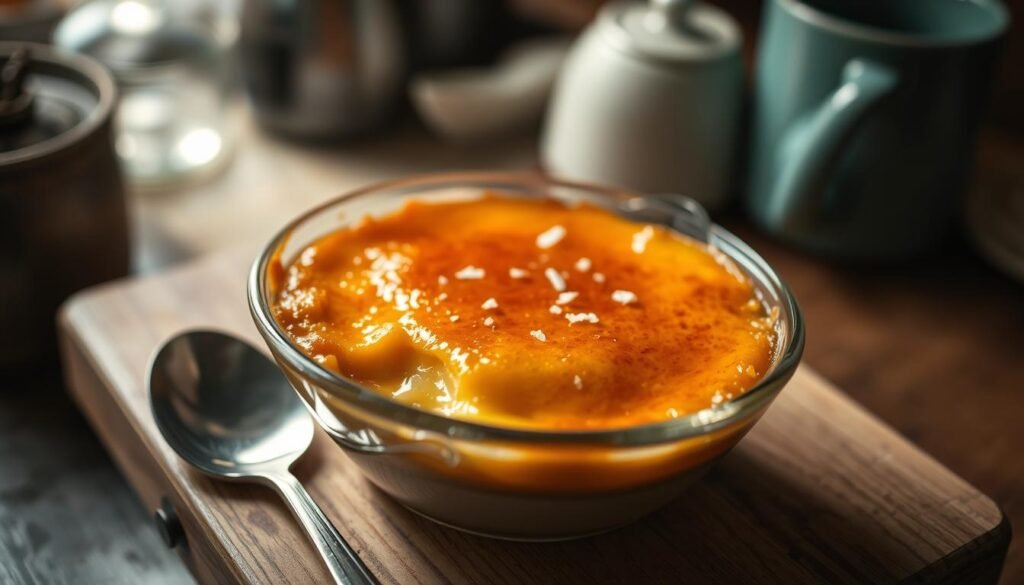 caramelized custard