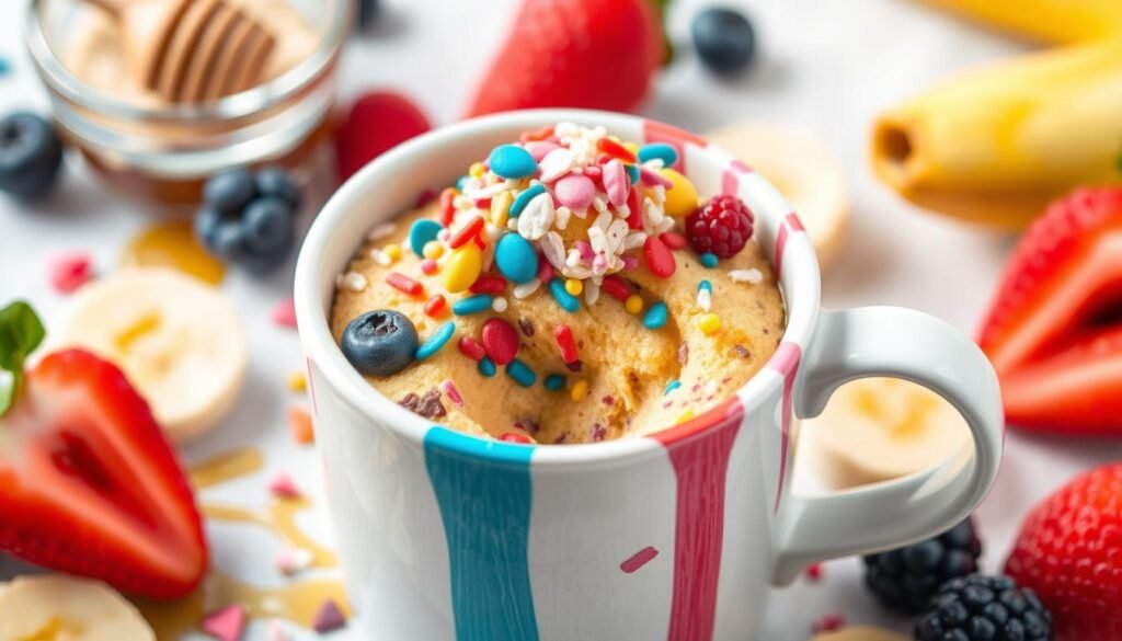 funfetti mug cake healthier