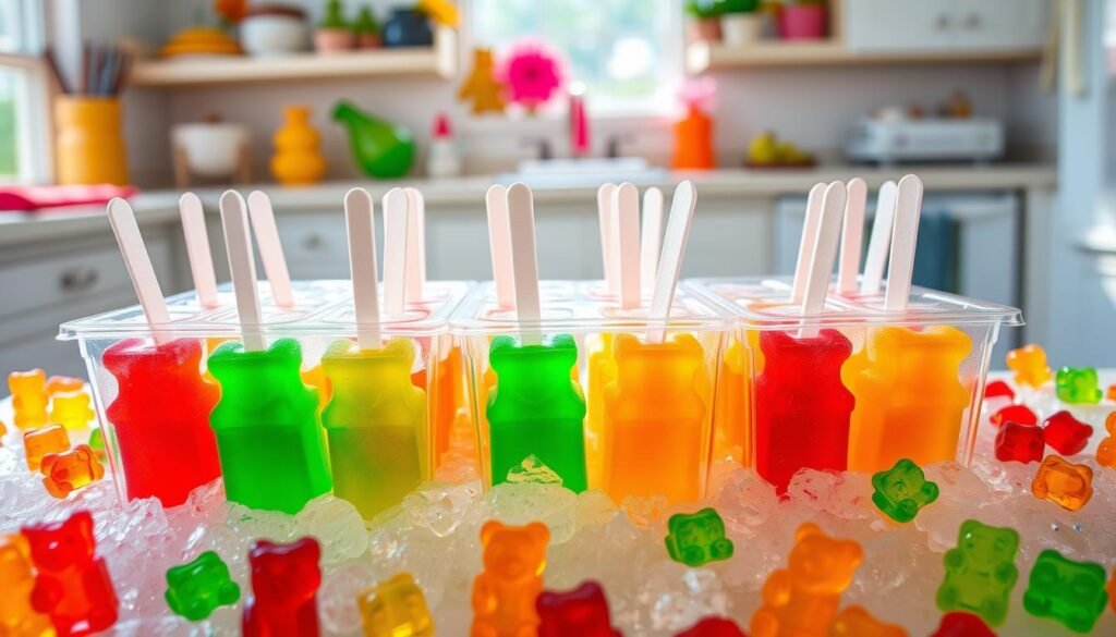 gummy bear popsicles storage