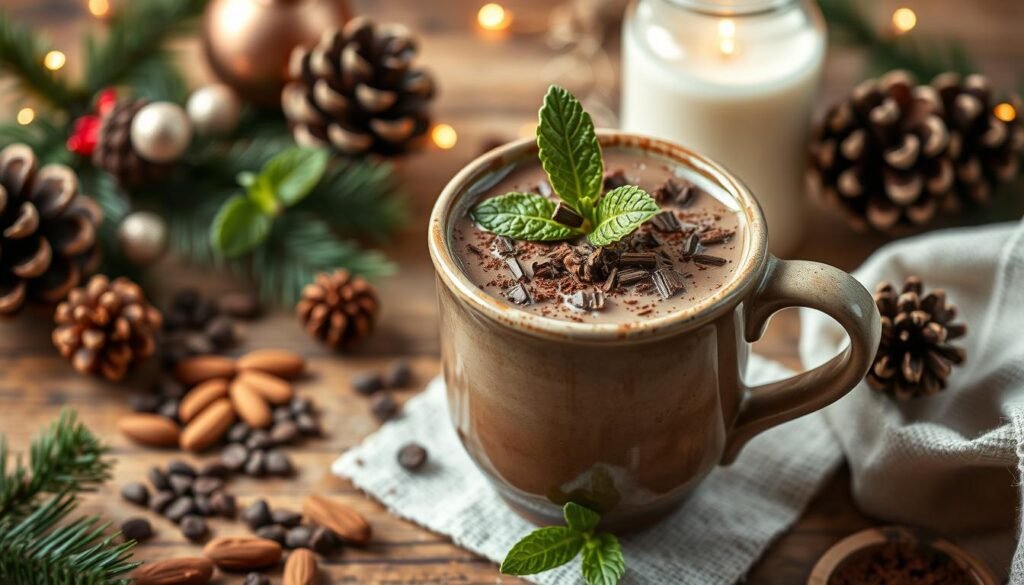 healthier chocolate peppermint mocha