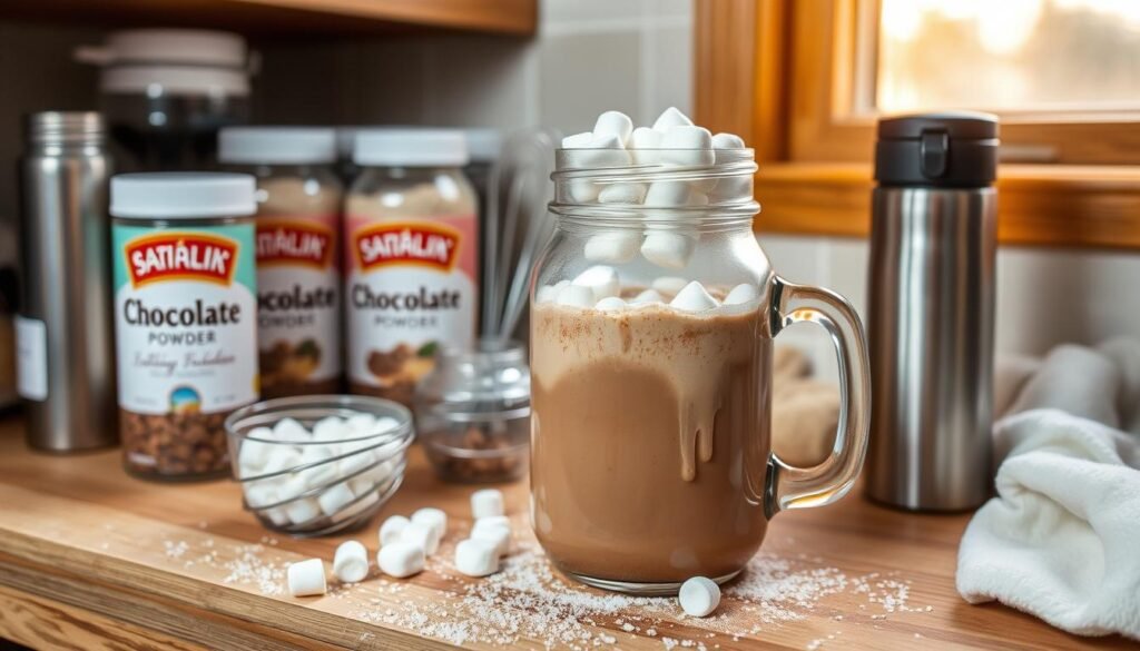 hot chocolate storage