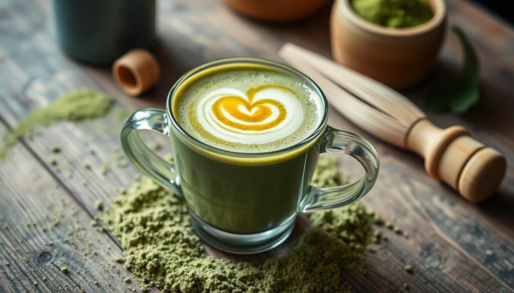 matcha latte with honey recipe