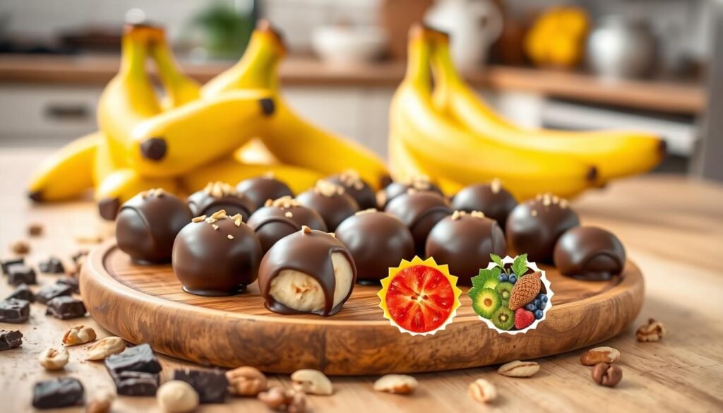 nutritional benefits of chocolate-covered banana bites