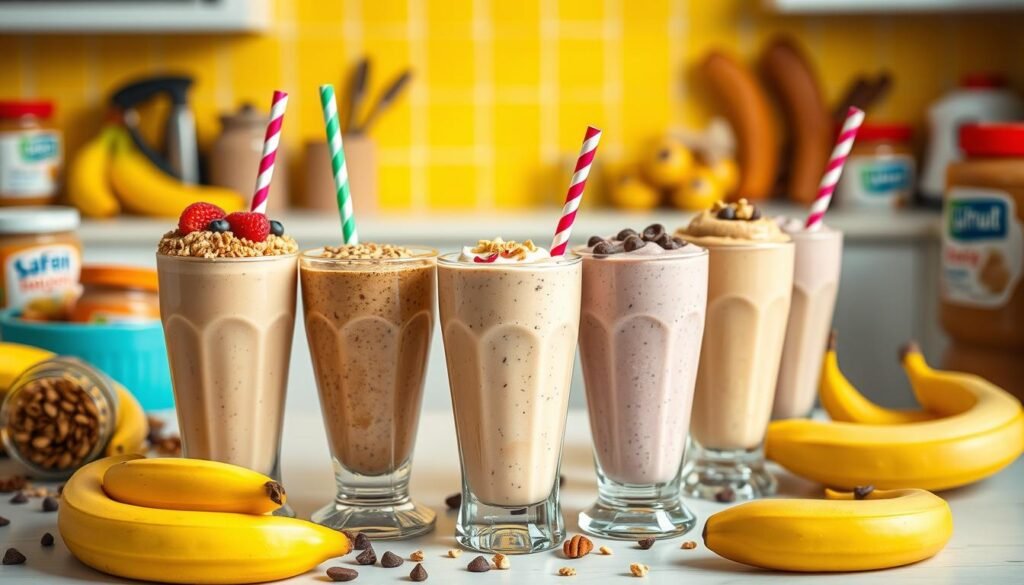 peanut butter banana smoothie variations