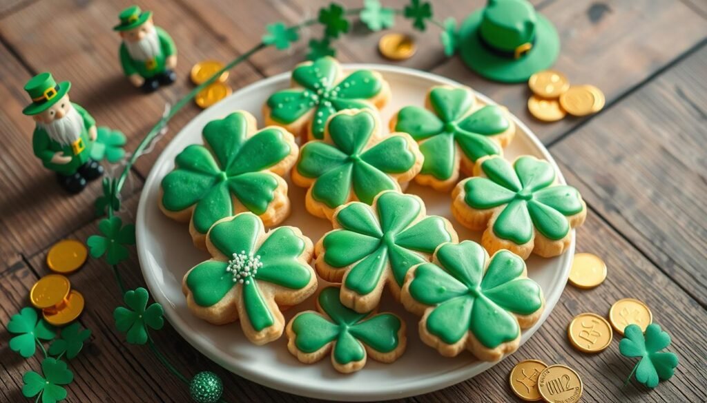 shamrock cookies