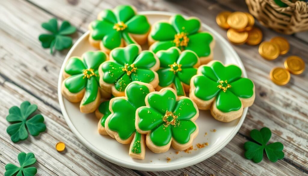 shamrock cookies