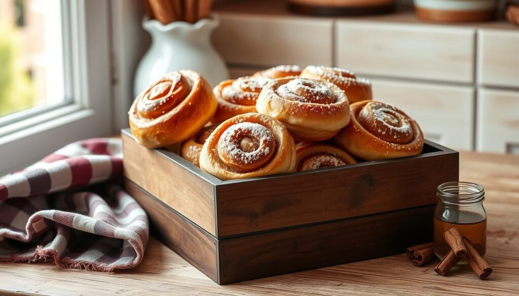 storing cinnamon buns