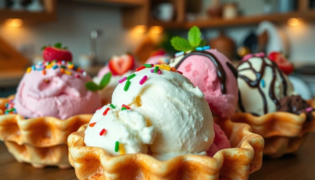 waffle ice cream bowls